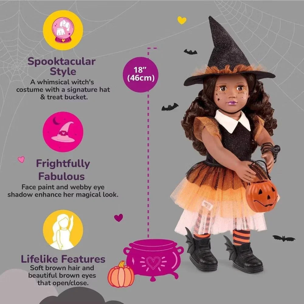 New Our Generation Selene Halloween Collectible Doll 18
